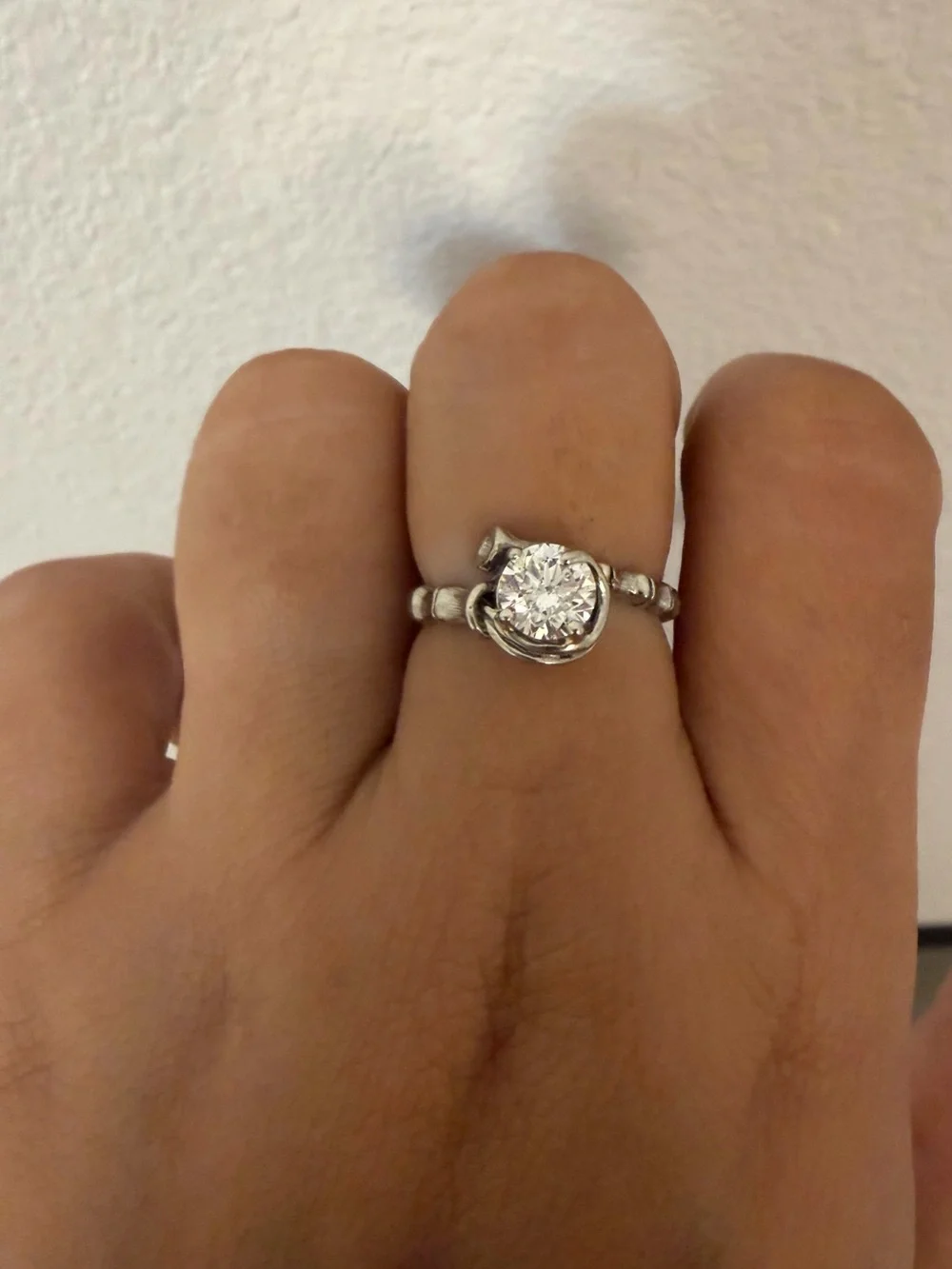 10k gold diamond ring